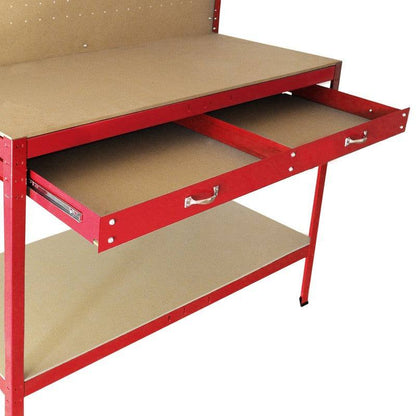 Raven Q Rax 3 11 X 1 11 Not Applicable Workbench With Pegboard Drawer Light Classic 1
