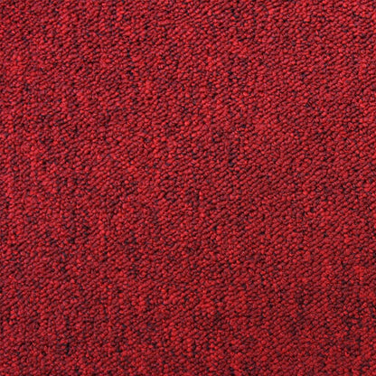 40 x Carpet Tiles 10m2 / Scarlet Red & Sand