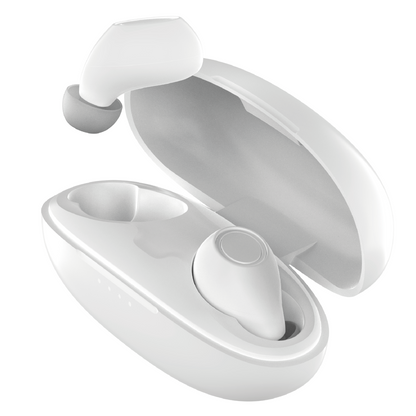 MAJORITY TRU BIO EARBUDS CLEAR WHITE