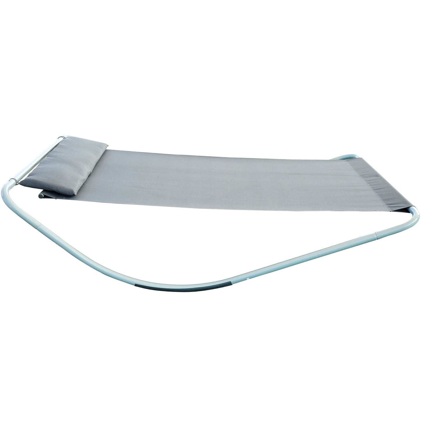 Rocking Swing Relaxing Day Bed Outdoor Single Sun Lounger Hammock - Grey