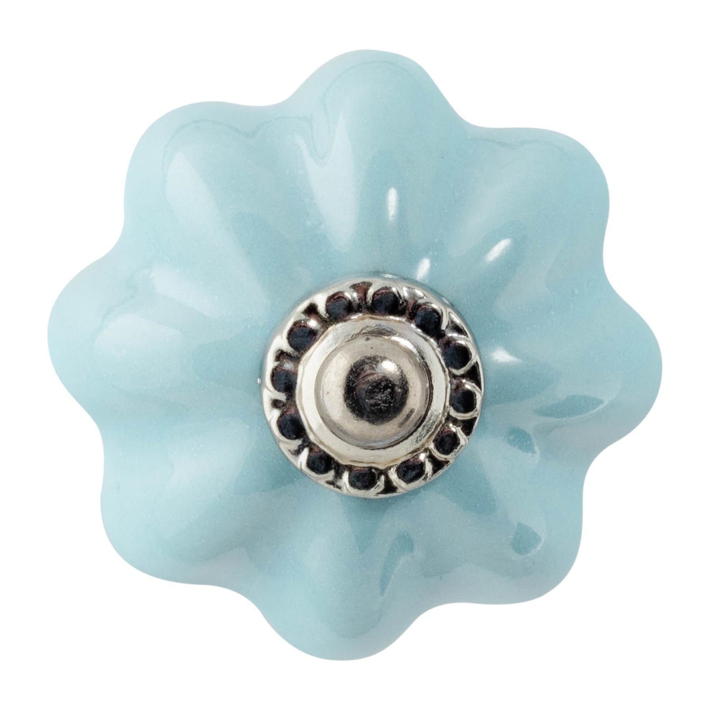 Floral Ceramic Cabinet Knob