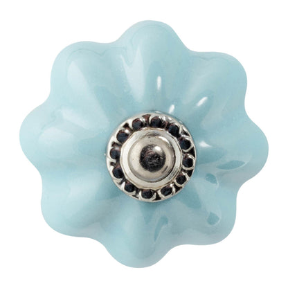 Floral Ceramic Cabinet Knob