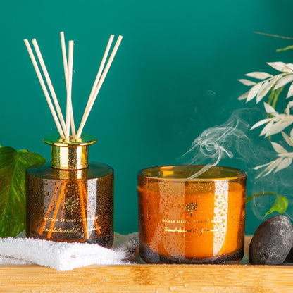 200ml Sandalwood & Jasmine Glass Reed Diffuser