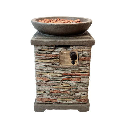 Stone Garden Fire Pit by Raven
