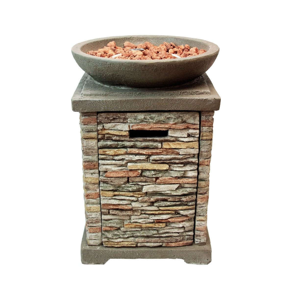 Stone Garden Fire Pit by Raven