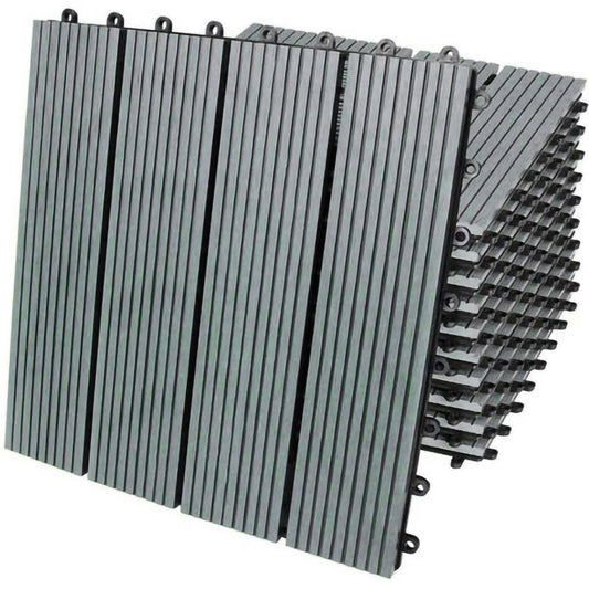 Easy Fit 9 SQM Garden Decking Tiles by WPC