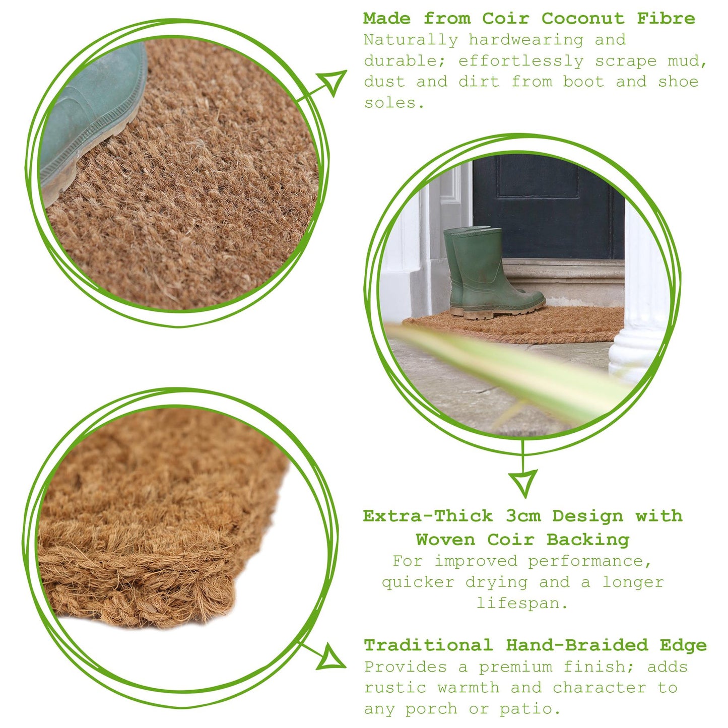 Premium Handmade Coir Door Mat