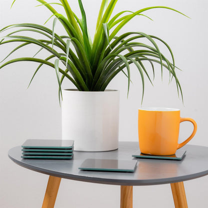 Square Glass Coasters - Pack of Six