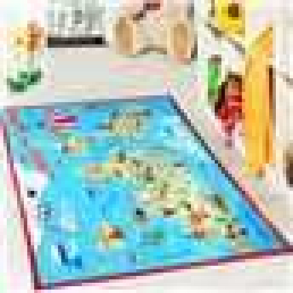 World Map Rug 133 x 190
