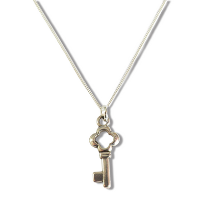 Key Silver Necklace