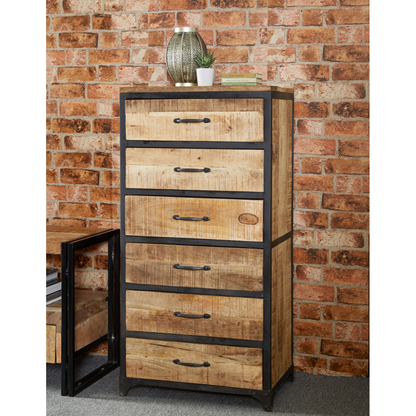 Cosmo Industrial Tall Chest