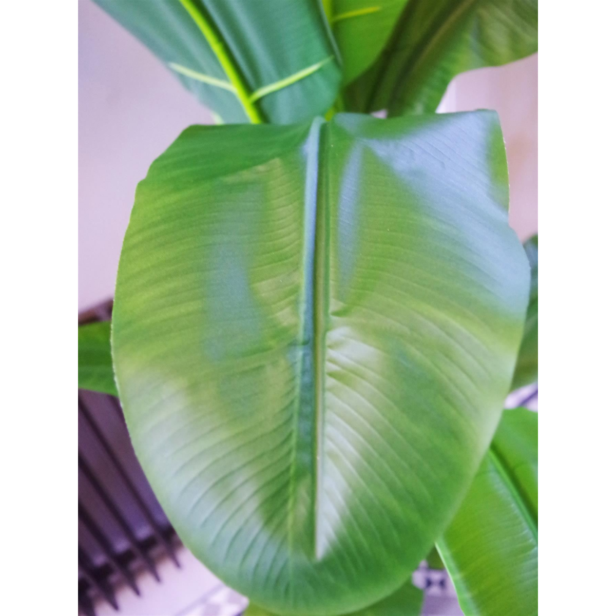 180cm Artificial Banana Tree Tropical Plant Gold Metal Planter