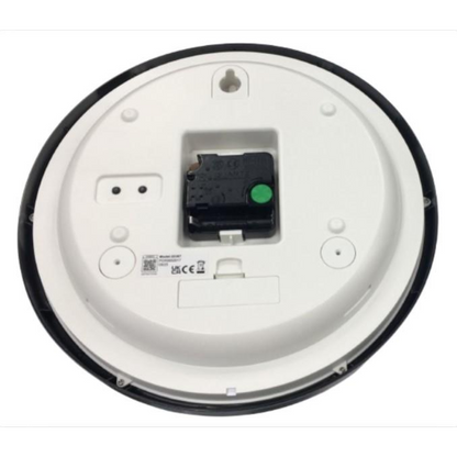 Acctim Kalendar Silver Frame with Digital Date 270mm Diameter Wall Clock 22367