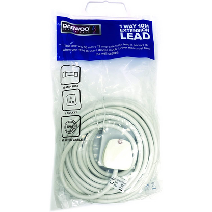 Daewoo 1 Gang 10 Metre 13A Extension Lead- EXT1002