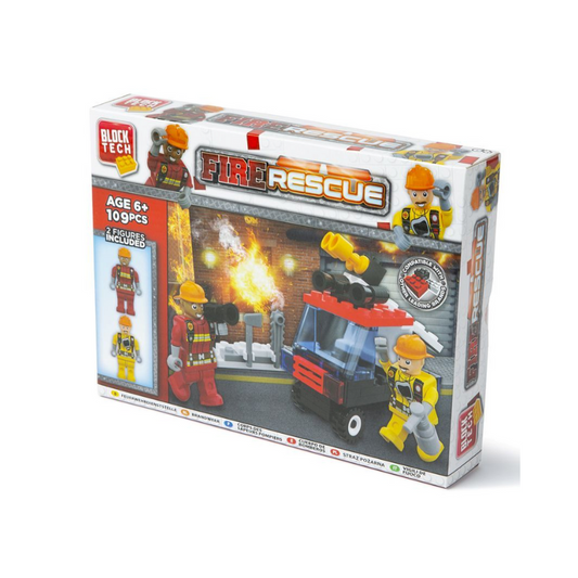Wholesale Block Tech Fire & Rescue Set - (Case of 12)