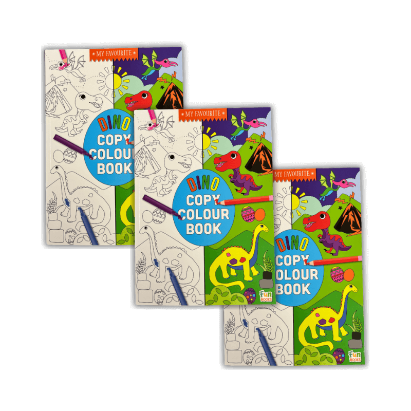 Wholesale Dino Copy Colour Book - (Case of 20)