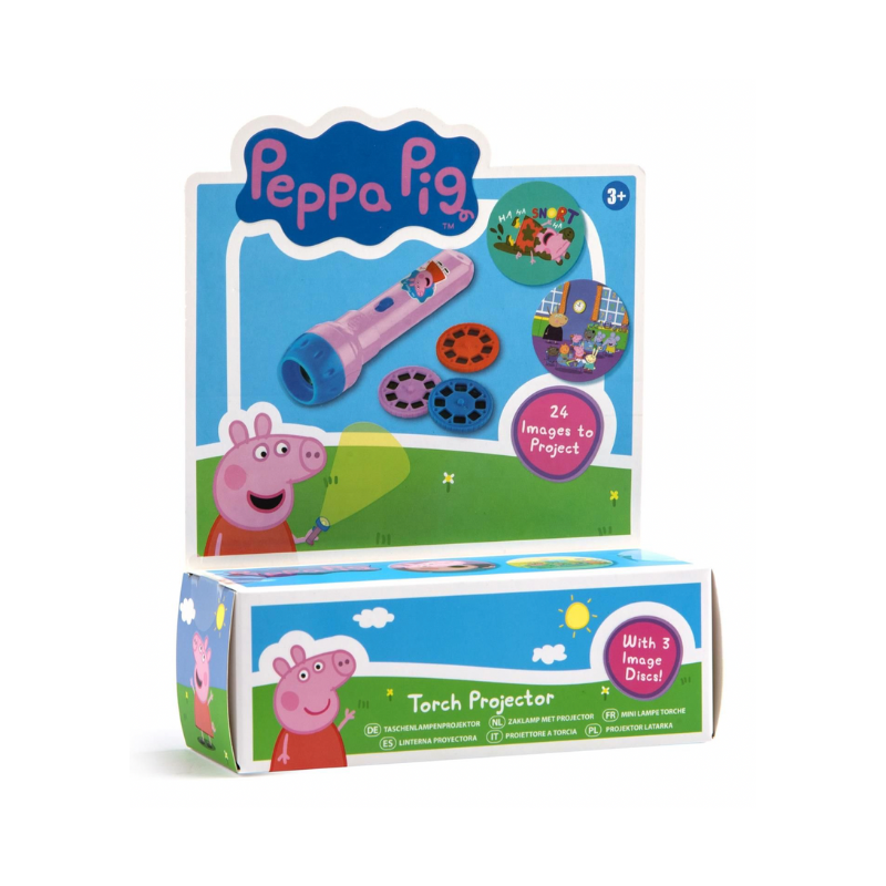 Wholesale Peppa Pig Torch Projector with 24 Images - (Case of 12)