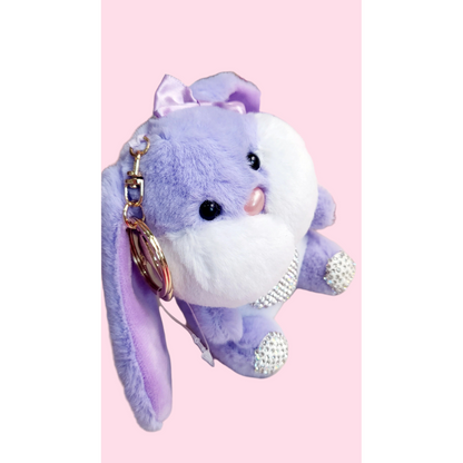 Softie Squad Bunny Rabbit Bag Charm Key Ring