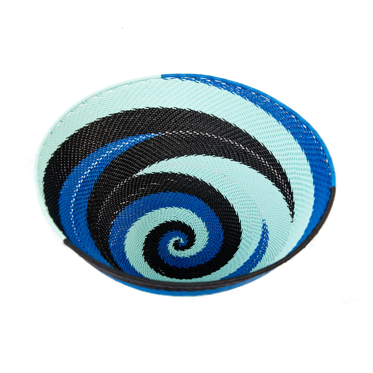 Zulu Telephone Wire Bowl Blue TR17 22cm