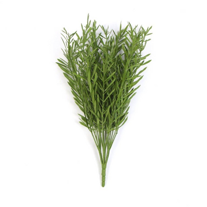 Pack of 6 x 40cm Fire Resistant Artificial Foliage Grass Stem