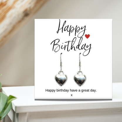 Happy Birthday Earrings & Jewellery Box Gift
