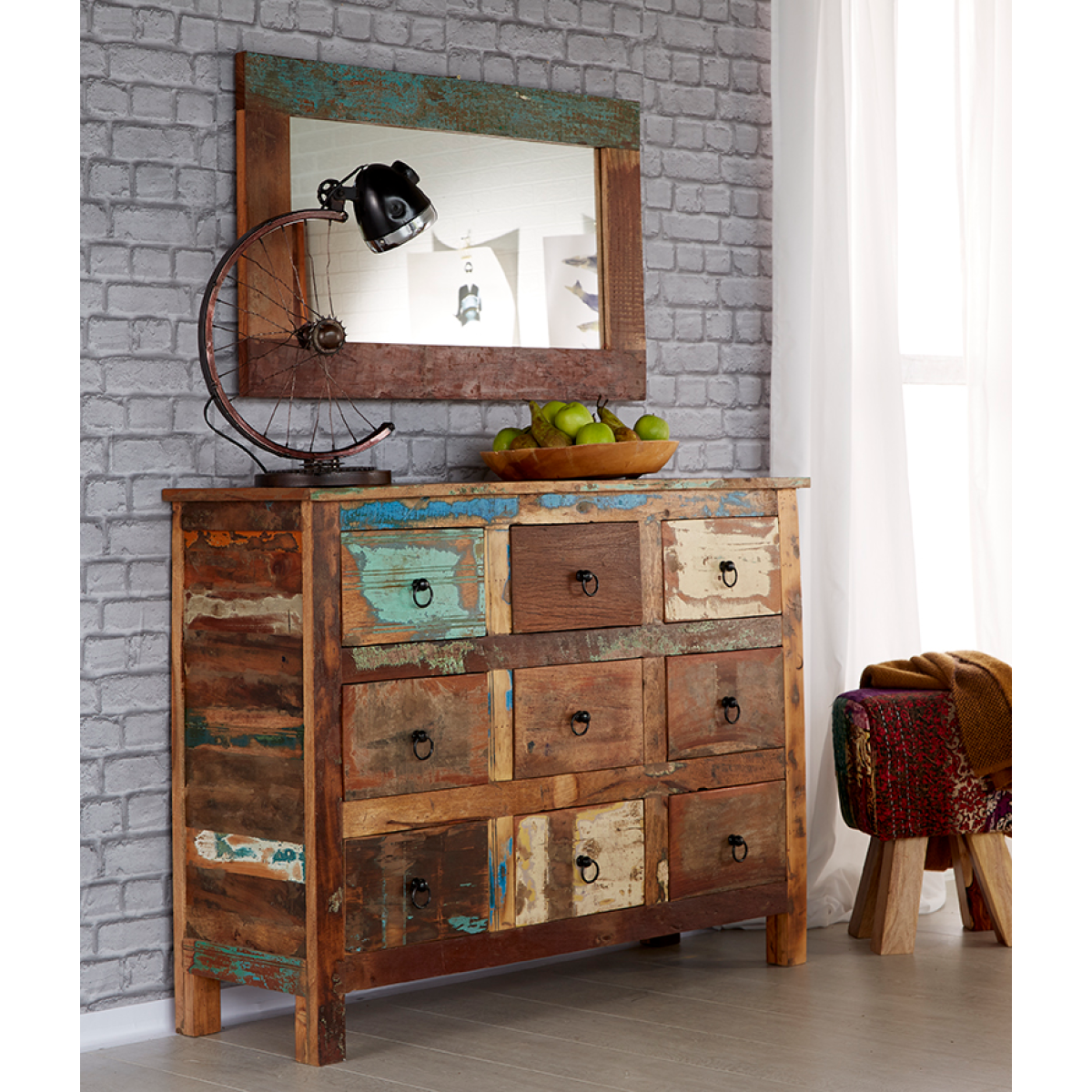 Coastal 9 Drawer Chest