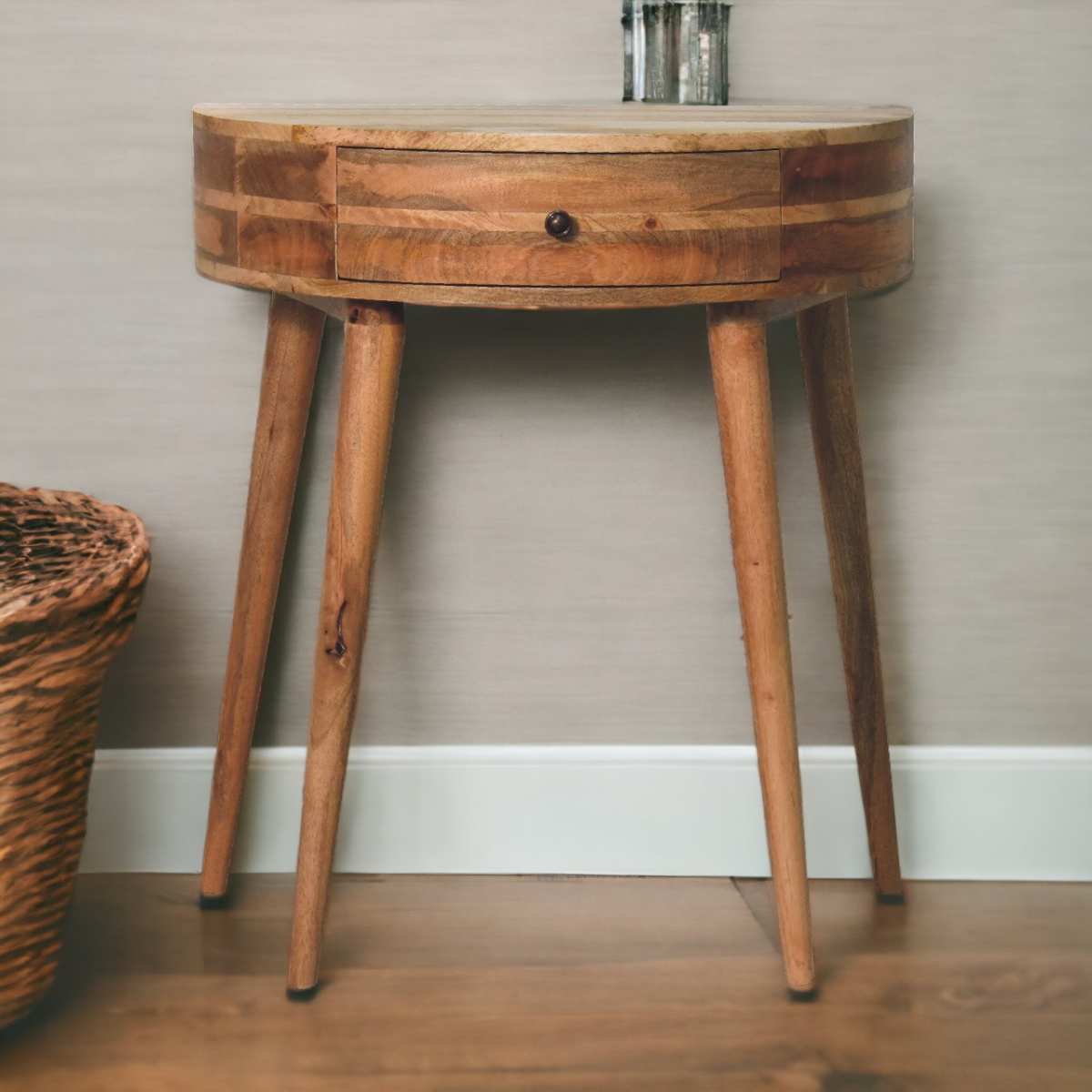 Artisan Furniture Solid Wood Odyssey Oak-ish Console Table