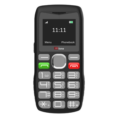 TTfone TT890 4G Mobile Phone with Three Pay As You Go SIM card and USB Type C Cable