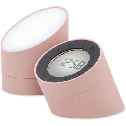 Acctim Jowie Dual Digital Alarm Clock/Nightlight Superbrite with Light Touch Sensor Pink