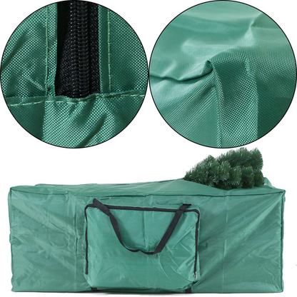 Large Green Xmas bag With Side Pocket