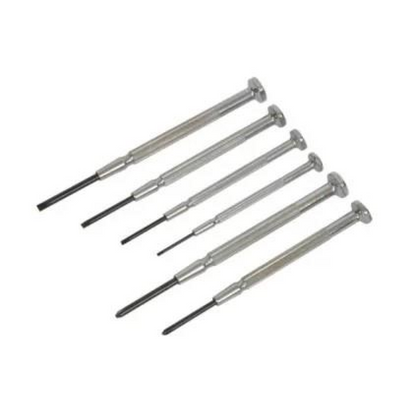 #643 Precision Set 6pc Mini Screwdriver Tiny Screw watch tool Repair Set