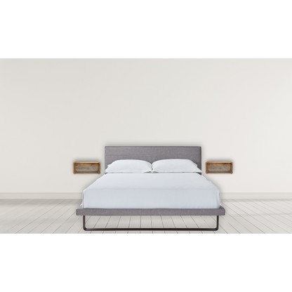 Artisan Furniture Solid Wood Wall Mounted Open Bedside