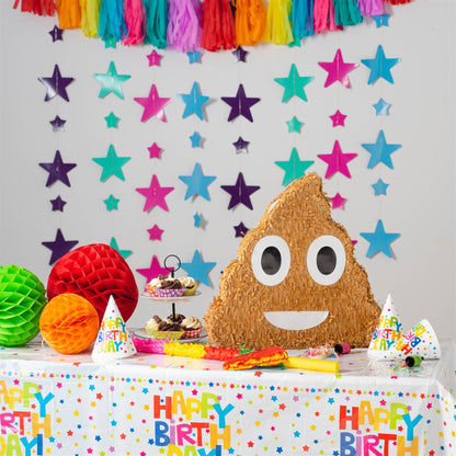 Large Poop Emoji Pinata Party Set
