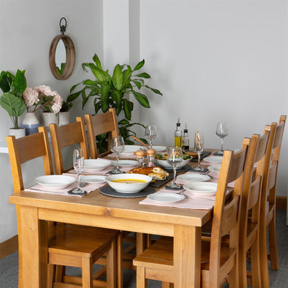 45cm x 34.5cm Ribbed Cotton Placemats - Pack of Six