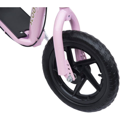 Homcom Teen Push Scooter Kids Children Stunt Scooter Bike Bicycle Ride On 12" Eva Tyres Pink