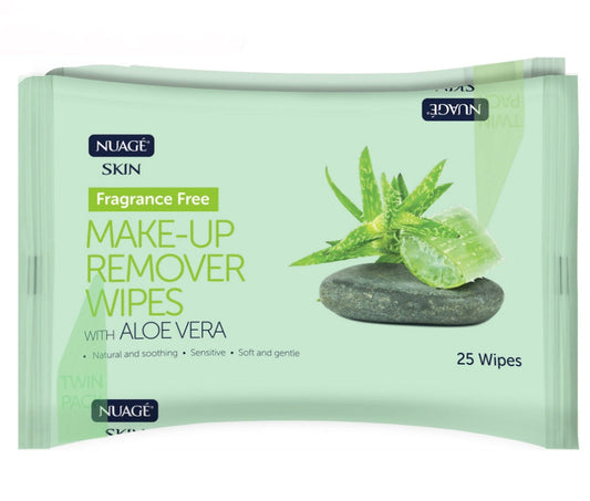 Nuage makeup remover wipes twin pack