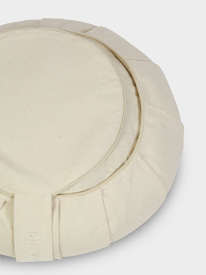 Yoga Studio GOTS Organic Cotton Round Lotus Zafu Buckwheat Cushion