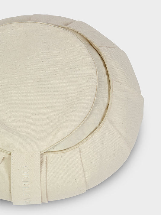 Yoga Studio GOTS Organic Cotton Round Lotus Zafu Buckwheat Cushion
