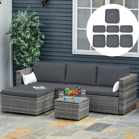 Cushion Cover Replacement Garden Rattan Patio Furniture Seat Cover