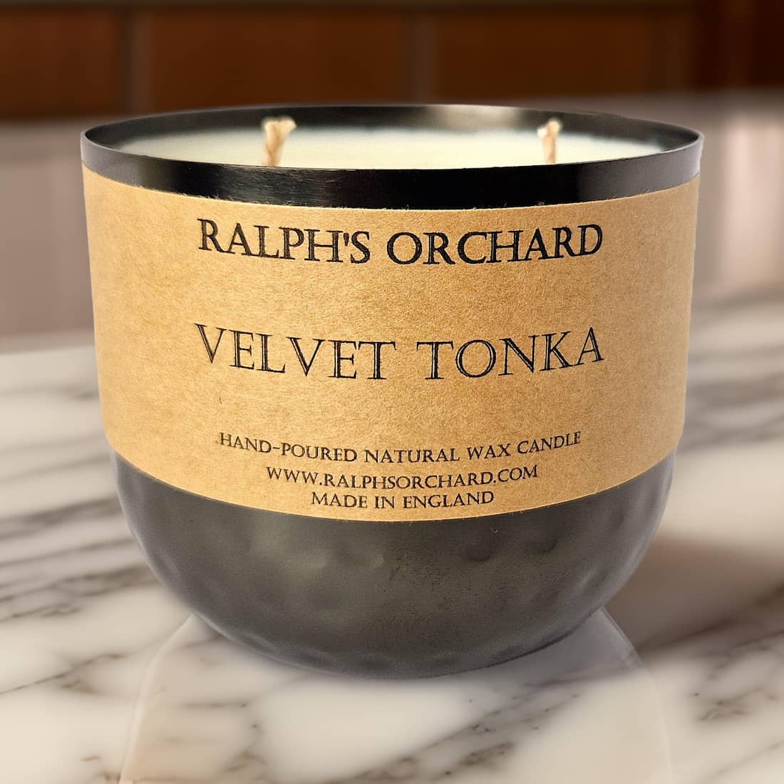 Velvet Tonka Candle – Lavender, Tonka & Amber Scent