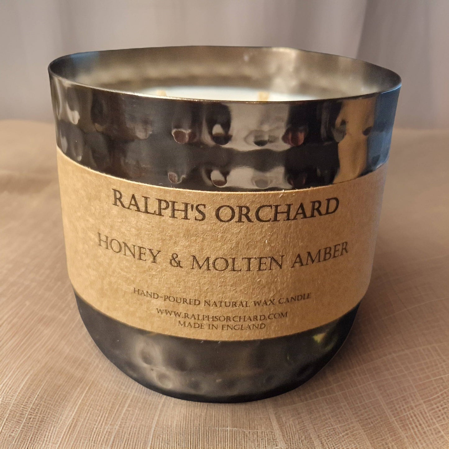 2-Wick Dimpled Black Candles