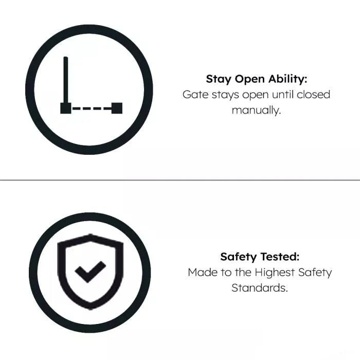 FYLO 2x Baby Safety Stair Gate  Pressure Fit 75-86cm (2 pack)