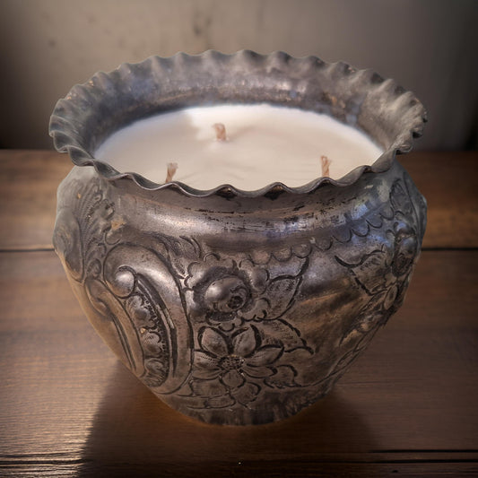 3 Wick Candle | Amber & Rock Salt Fragrance