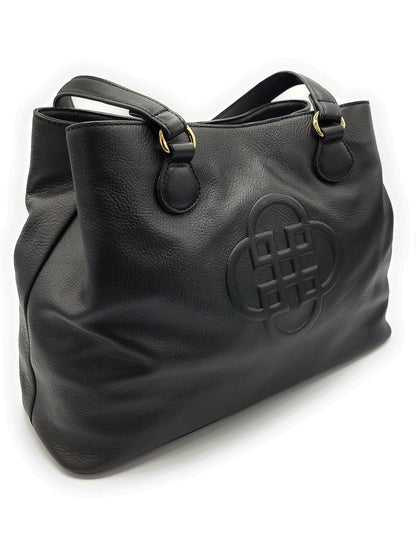 SADDLER ROSIE Real Leather Designer Twin Strap 3 Section Shoulder Bag