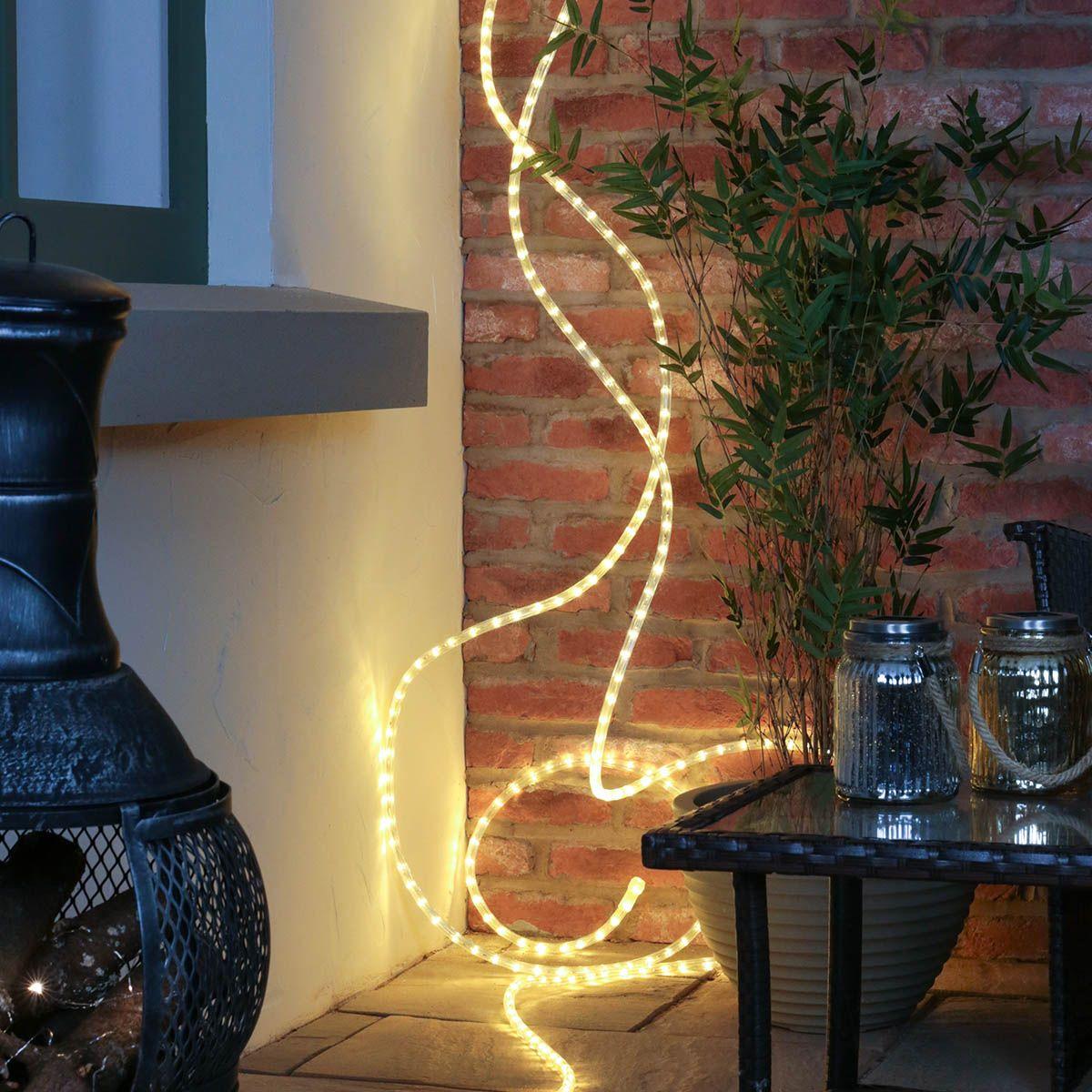 Outdoor Rope / Tube Light Connectable Waterproof Warm White