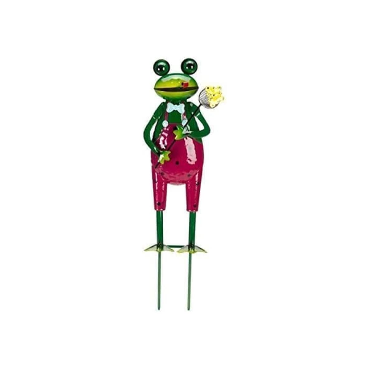 Novelty Metal Frog Stake Garden Ornament