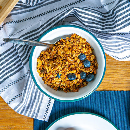 16cm White Enamel Bowls - Pack of Six