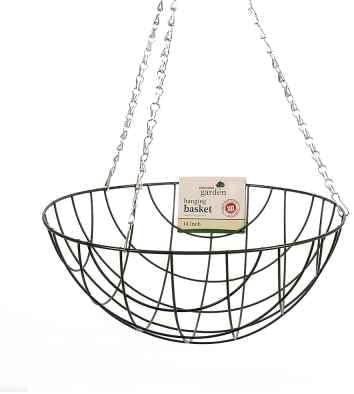 14" Indoor Outdoor Green Garden Hanging Baskets