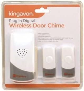 Plug in Wireless Door Chime with Front & Back Doorbell