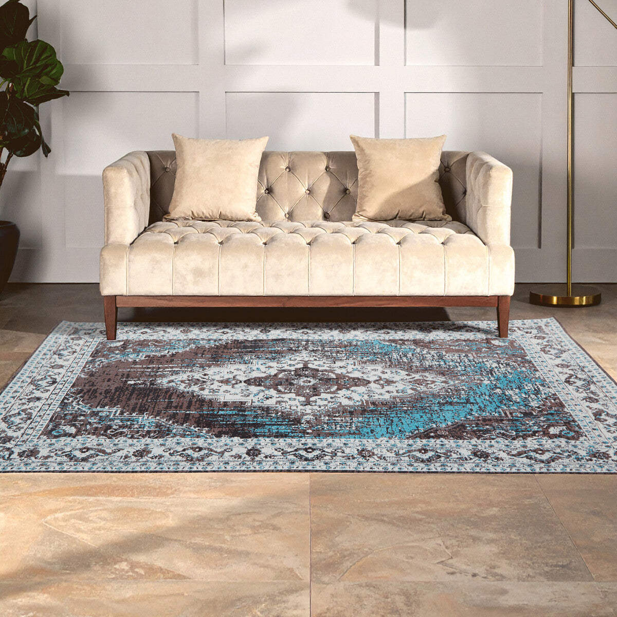 Bosie Morvi Large Teal Rug